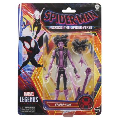 Колекційна фігура Павук-панк Spider-Man: Across the Spider-Verse Marvel Legends Spider-Punk Wave 2