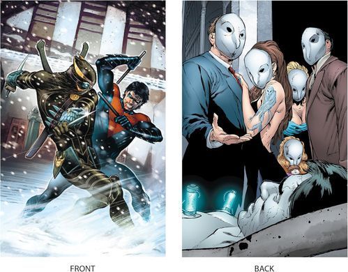 Комплект колекційних фігур Найтвінг, Талон та Сова McFarlane DC Multiverse Nightwing vs Talon & Owl Gold Label 3-pack