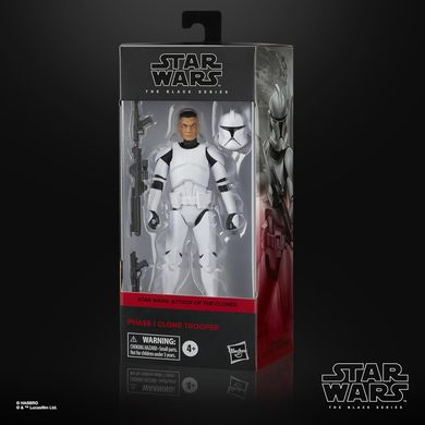 Коллекционная фигура Клон Штурмовик Фейз 1 STAR WARS The Black Series Phase I Clone Trooper, Attack of The Clones