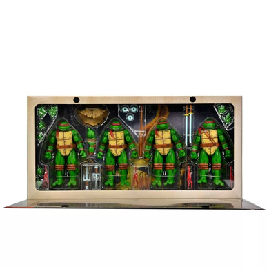 Комплект коллекционных фигурЧерепашки-ниндзя Teenage Mutant Ninja Turtles Mirage Comics 4-pack