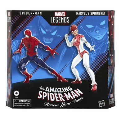 Комплект колекційних фігур Дивовижна Людина-Павук та Спіннерет Marvel Legends The Amazing Spider-Man  & Spinneret Two-Pack