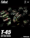 Коллекционная фигура Силовая броня Т-45 Fallout SiXTH T-45 Power Armor (Hot Rod Shark) 1/6