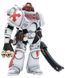 Коллекционная фигура Сержант Белых Шрамов JoyToy 1/18 Warhammer 40K White Scars Assault lntercessor Sergeant Tsendbaatar