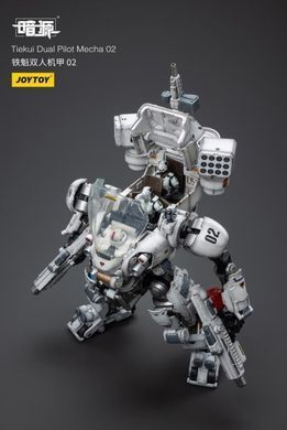 Колекційна фігура Білий Меха з 2 пілотами Dark Source Tiekui Dual Pilot Mecha (Ver. 2) 1/25 Scale Mecha Figure Set JoyToy