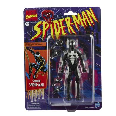 Колекційна фігура Симбіот Людина-павук Marvel Legends Retro Symbiote Spider-Man (пошкодження пакування)