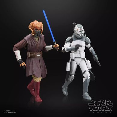Набір колекційних фігур Пло Кун та Клон Коммандер Вольф STAR WARS The Black Series Plo Koon & Clone Commander Wolffe