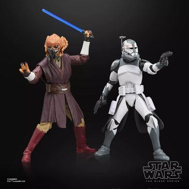 Набір колекційних фігур Пло Кун та Клон Коммандер Вольф STAR WARS The Black Series Plo Koon & Clone Commander Wolffe