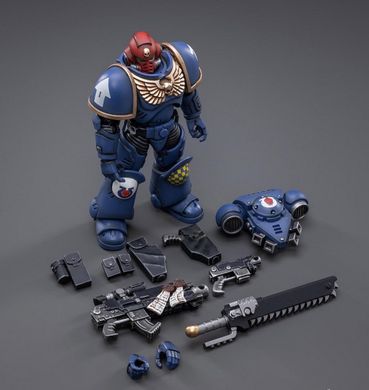 Колекційна фігура Сержант Ультрамаринів Warhammer 40K Ultramarines Heroes of the Chapter Brother Veteran Sergeant Castor 1/18 (прим'ято пакування)