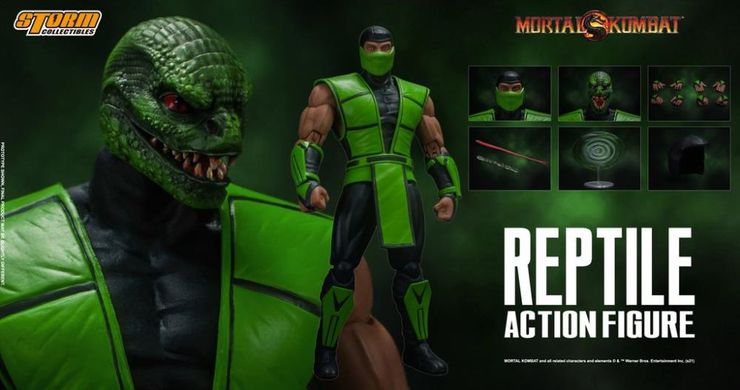 Коллекционная фигура Рептилия Mortal Kombat Reptile Storm Collectibles