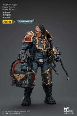 Колекційна фігура Лицар-квесторіс класу "Паладин" Дому Рейвен Warhammer 40K Imperial Knights House Raven Knight Errant 1/18