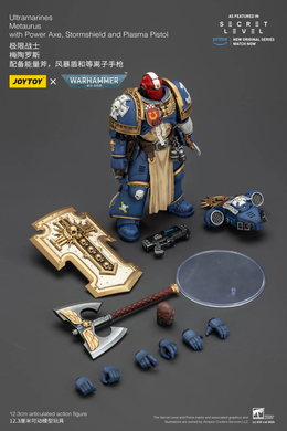Колекційна фігура Метаурус Warhammer 40,000 Ultramarines Metaurus with Power Axe, Stormshield and Plasma Pistol 1/18
