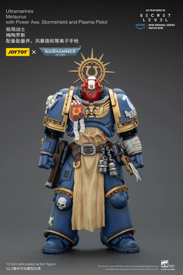 Колекційна фігура Метаурус Warhammer 40,000 Ultramarines Metaurus with Power Axe, Stormshield and Plasma Pistol 1/18
