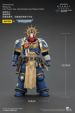 Колекційна фігура Метаурус Warhammer 40,000 Ultramarines Metaurus with Power Axe, Stormshield and Plasma Pistol 1/18
