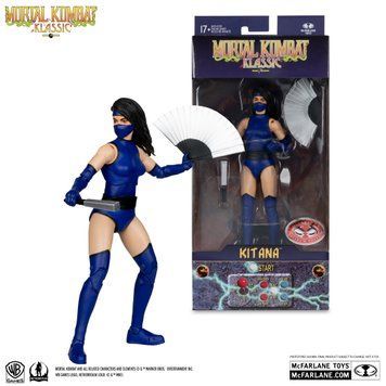 Колекційна фігура Кітана Mortal Kombat Klassic Kitana Red Platinum Edition
