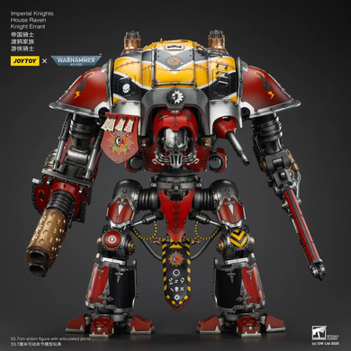Колекційна фігура Лицар-квесторіс класу "Паладин" Дому Рейвен Warhammer 40K Imperial Knights House Raven Knight Errant 1/18
