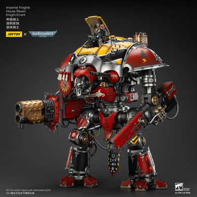 Колекційна фігура Лицар-квесторіс класу "Паладин" Дому Рейвен Warhammer 40K Imperial Knights House Raven Knight Errant 1/18