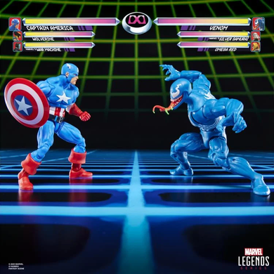 Комплект коллекционных фигур Капитан Америка против Венома Marvel Legends Gamerverse Captain America vs. Venom Action Figure Two-Pack