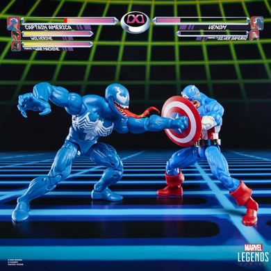 Комплект коллекционных фигур Капитан Америка против Венома Marvel Legends Gamerverse Captain America vs. Venom Action Figure Two-Pack