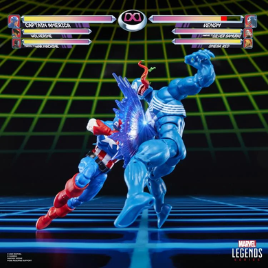 Комплект коллекционных фигур Капитан Америка против Венома Marvel Legends Gamerverse Captain America vs. Venom Action Figure Two-Pack