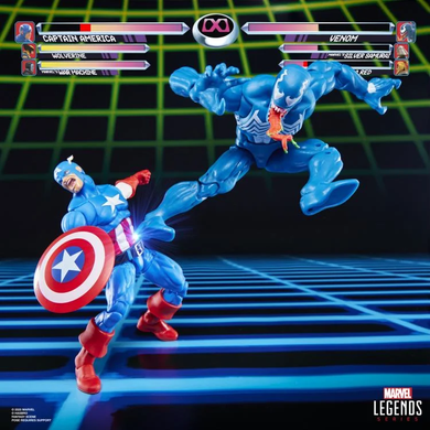 Комплект коллекционных фигур Капитан Америка против Венома Marvel Legends Gamerverse Captain America vs. Venom Action Figure Two-Pack
