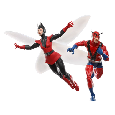 Комплект коллекционных фигур Хенк Пим (Великан) и Джанет Ван Дайн (Оса) Marvel Legends Series Hank Pym (Giant-Man) & Janet Van Dyne (Wasp)