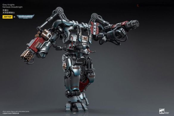 Коллекционная фигура Дрэднайт Серых Рыцарей  Warhammer 40K Grey Knights Nemesis Dreadknight 1/18