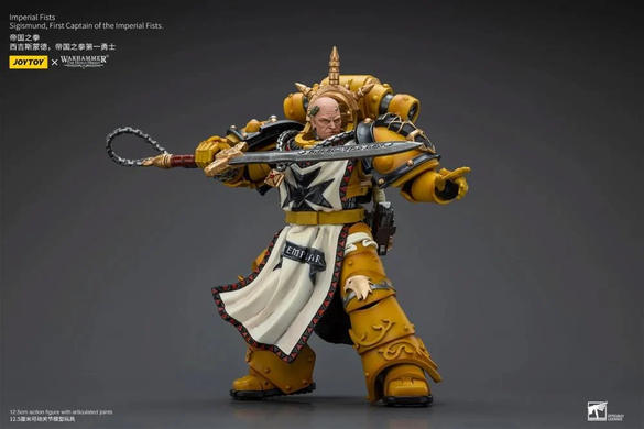 Коллекционная фигура Первый Капитан Имперских Кулаков Сигизмунд Warhammer: The Horus Heresy Imperial Fists Sigismund First Captain of the Imperial Fists 1/18