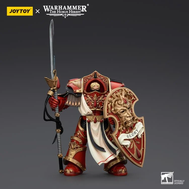 Колекційна фігура Багряний Паладин Кривавих Янголів Warhammer: The Horus Heresy Blood Angels Crimson Paladin Exemplar 1/18
