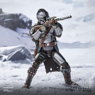 Колекційна фігура Мандалорець та Грогу Star Wars: The Black Series The Mandalorian with Grogu (The Mandalorian and Grogu) Deluxe
