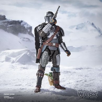 Колекційна фігура Мандалорець та Грогу Star Wars: The Black Series The Mandalorian with Grogu (The Mandalorian and Grogu) Deluxe
