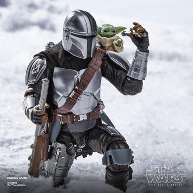 Колекційна фігура Мандалорець та Грогу Star Wars: The Black Series The Mandalorian with Grogu (The Mandalorian and Grogu) Deluxe