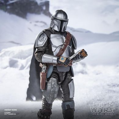 Колекційна фігура Мандалорець та Грогу Star Wars: The Black Series The Mandalorian with Grogu (The Mandalorian and Grogu) Deluxe