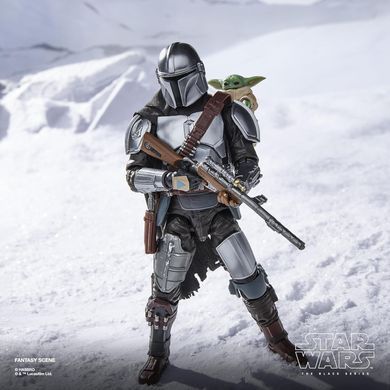 Колекційна фігура Мандалорець та Грогу Star Wars: The Black Series The Mandalorian with Grogu (The Mandalorian and Grogu) Deluxe