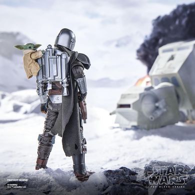 Колекційна фігура Мандалорець та Грогу Star Wars: The Black Series The Mandalorian with Grogu (The Mandalorian and Grogu) Deluxe