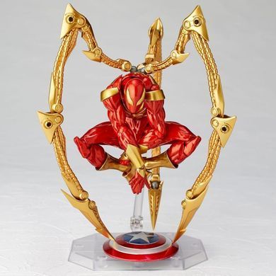 Колекційна фігура Залізний Павук Людина-Павук Marvel Amazing Yamaguchi Revoltech No.023 Iron Spider (Reissue)