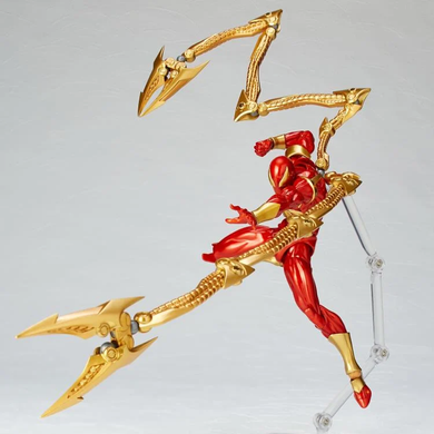 Колекційна фігура Залізний Павук Людина-Павук Marvel Amazing Yamaguchi Revoltech No.023 Iron Spider (Reissue)