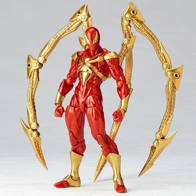 Колекційна фігура Залізний Павук Людина-Павук Marvel Amazing Yamaguchi Revoltech No.023 Iron Spider (Reissue)