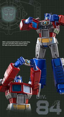 Набір для збірки Оптімус Прайм Transformers: Generation 1 - 20cm Optimus Prime Model Kit - AMK PRO Series
