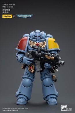 Колекційна фігура Солдат Космічних Вовків Warhammer 40K Space Wolves Intercessors 1/18 JoyToy