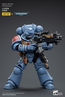 Колекційна фігура Солдат Космічних Вовків Warhammer 40K Space Wolves Intercessors 1/18 JoyToy