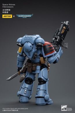Колекційна фігура Солдат Космічних Вовків Warhammer 40K Space Wolves Intercessors 1/18 JoyToy