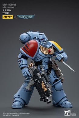Колекційна фігура Солдат Космічних Вовків Warhammer 40K Space Wolves Intercessors 1/18 JoyToy