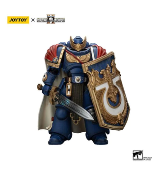 Колекційна фігура Почесного Вартового Віктрікс Ультрамаринів Warhammer 40,000: Space Marine 2 Ultramarines Victrix Honour Guard With Storm Shield And Power Sword 1/18
